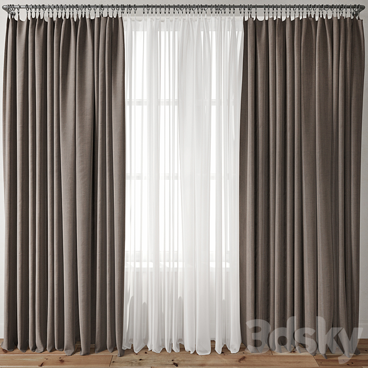 Curtain 91 3DS Max - thumbnail 1