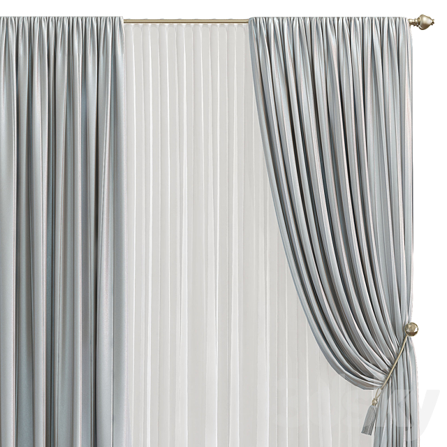 Curtain 915 3DS Max Model - thumbnail 3