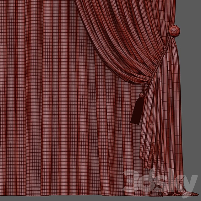 Curtain 915 3DS Max Model - thumbnail 5