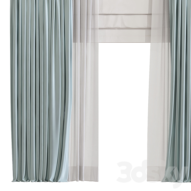 Curtain 917 3ds Max - thumbnail 2