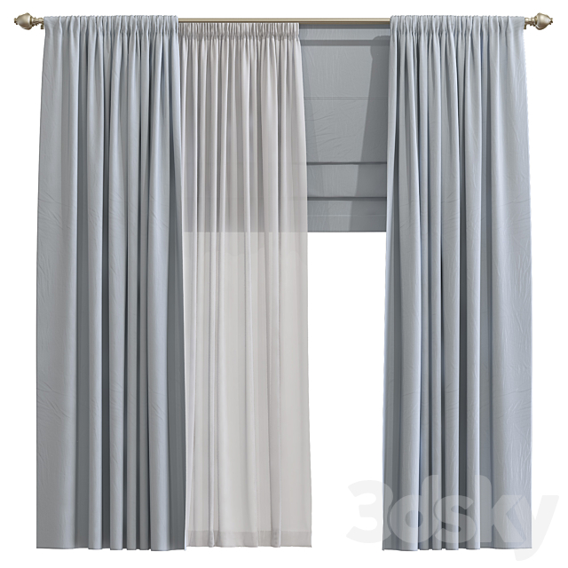 Curtain 930 3DSMax File - thumbnail 1