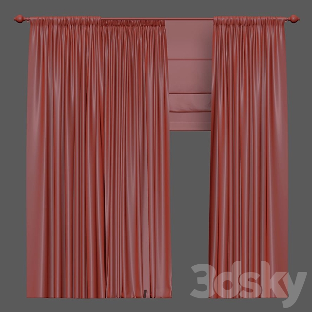 Curtain 930 3DSMax File - thumbnail 4