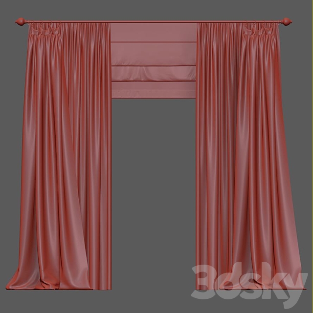 Curtain 942 3DSMax File - thumbnail 4