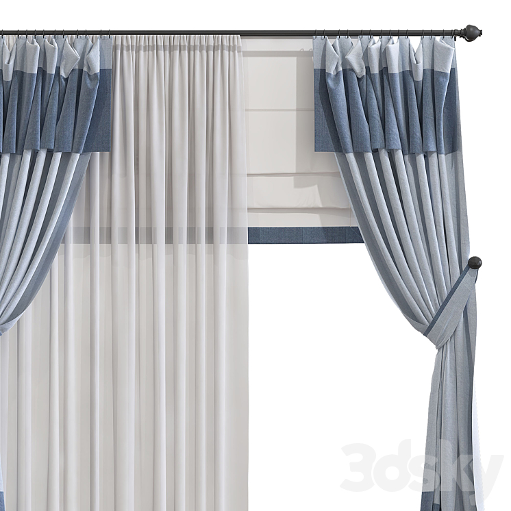 Curtain 945 3DS Max - thumbnail 2