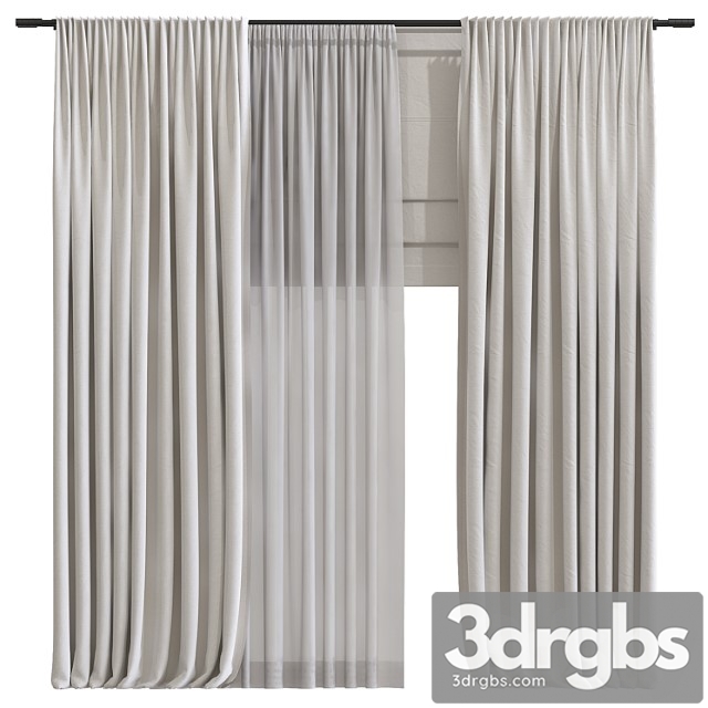 Curtain 968 3dsmax Download - thumbnail 1