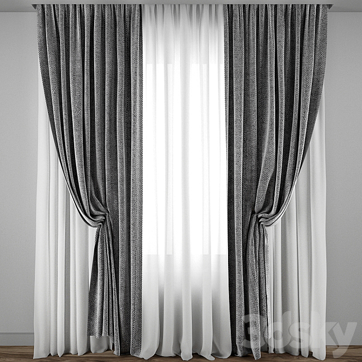 Curtain 97 3DS Max - thumbnail 1