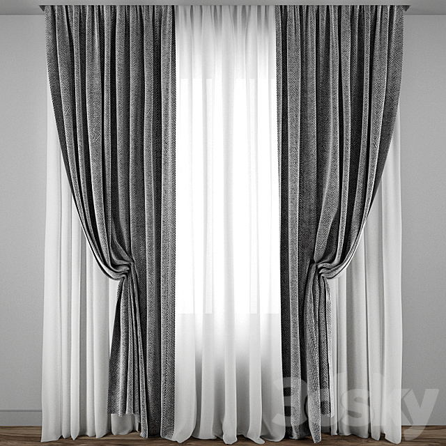 Curtain 97 3DSMax File - thumbnail 1