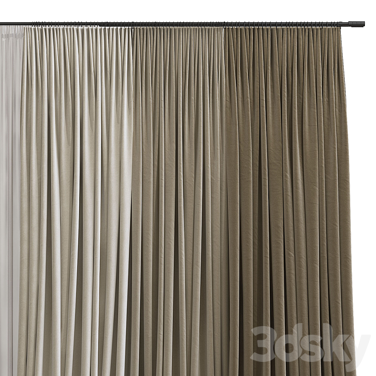 Curtain 985 3DS Max - thumbnail 2