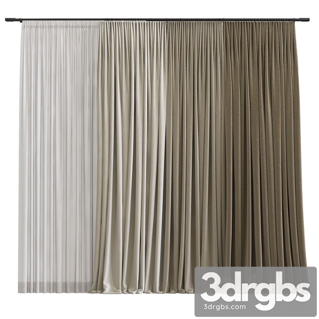 Curtain 985 3dsmax Download - thumbnail 1