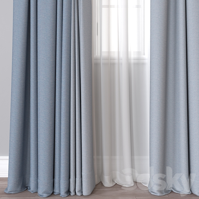 Curtain A460 3DS Max Model - thumbnail 3