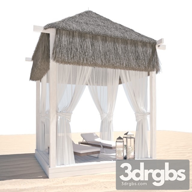 Curtain Bungalow 3dsmax Download - thumbnail 1