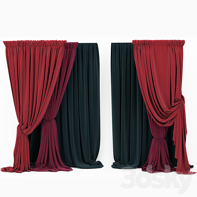 Curtain collection 07 3DSMax File - thumbnail 2