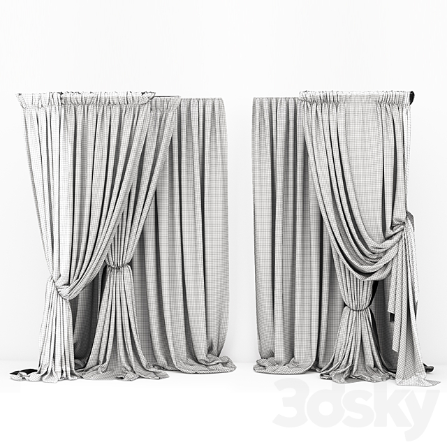 Curtain collection 07 3DSMax File - thumbnail 3