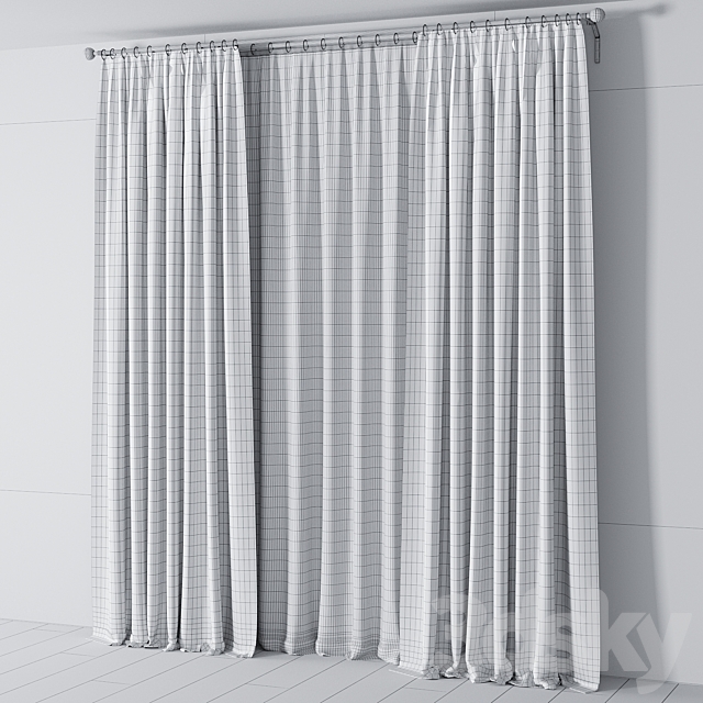 Curtain for Interior 067 3DS Max Model - thumbnail 6