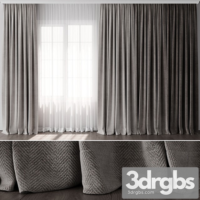 Curtain For Interior 084 2 3dsmax Download - thumbnail 1