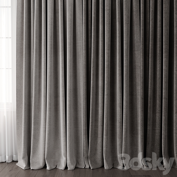 Curtain for Interior 084 3DS Max Model - thumbnail 2