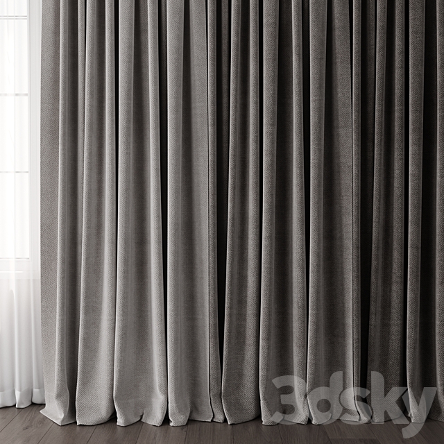 Curtain for Interior 084 3DS Max Model - thumbnail 2