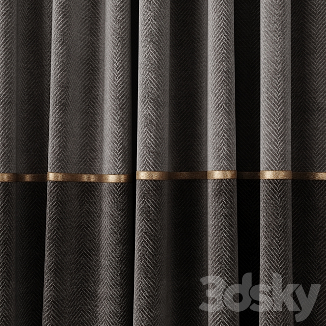 Curtain for Interior 088 3DS Max Model - thumbnail 4