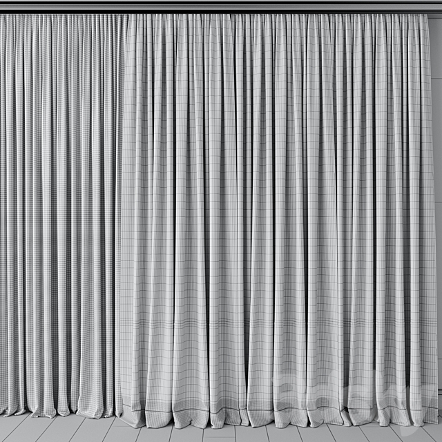 Curtain for Interior 088 3DS Max Model - thumbnail 5