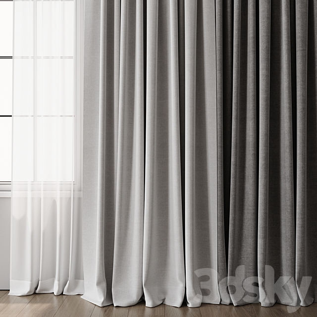 Curtain for Interior 101 3DS Max Model - thumbnail 2