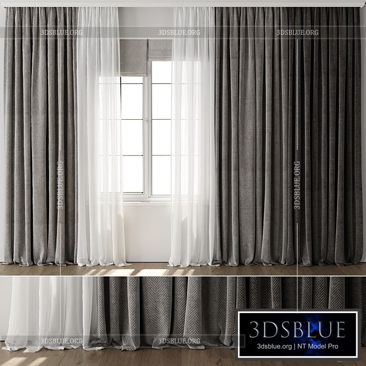 Curtain for Interior 107 3DS Max - thumbnail 3