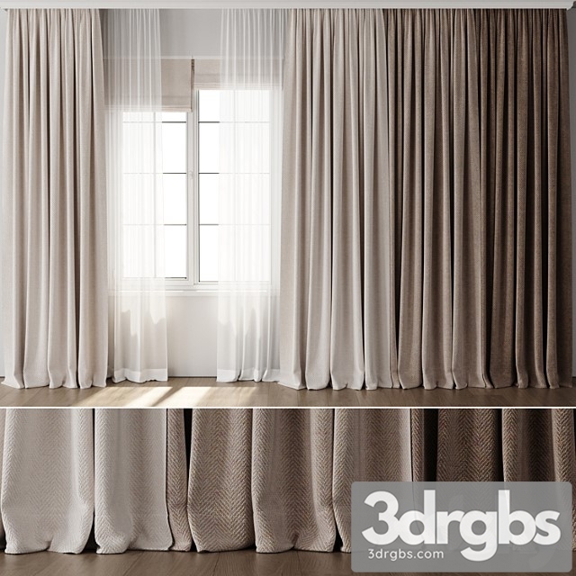 Curtain For Interior 119 3 3dsmax Download - thumbnail 1