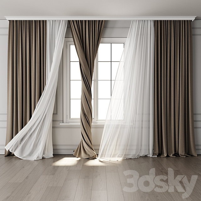 Curtain for Interior 123 3DS Max Model - thumbnail 3