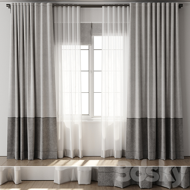 Curtain for Interior 135 3ds Max - thumbnail 1