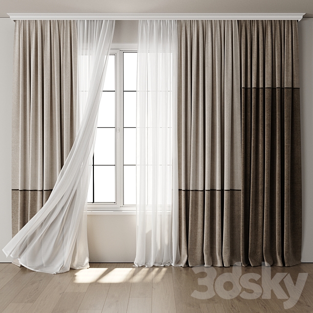 Curtain for Interior 136 3ds Max - thumbnail 1