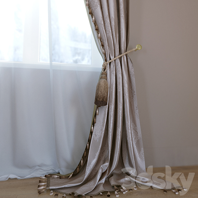 curtain luxury 3DSMax File - thumbnail 2