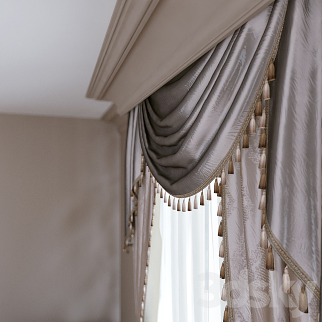 curtain luxury 3DSMax File - thumbnail 3