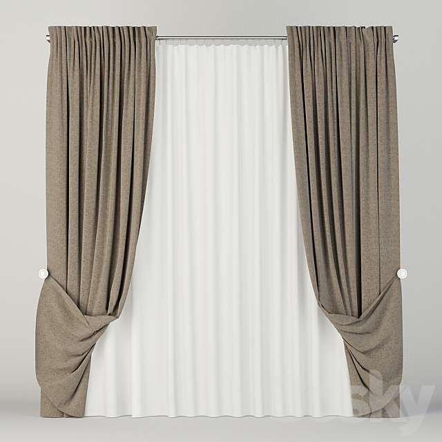 curtain set 11 3DSMax File - thumbnail 2