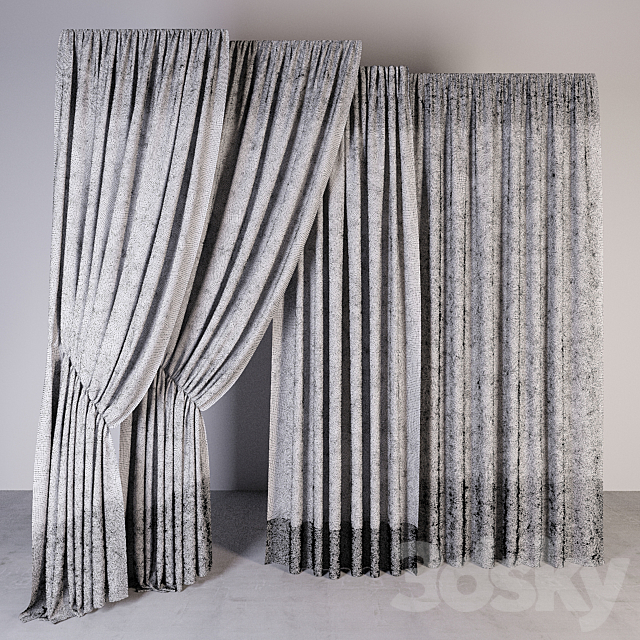 curtain Set 3ds Max - thumbnail 2