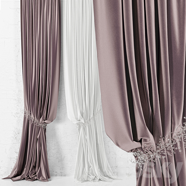 Curtain with pickup 3DSMax File - thumbnail 1