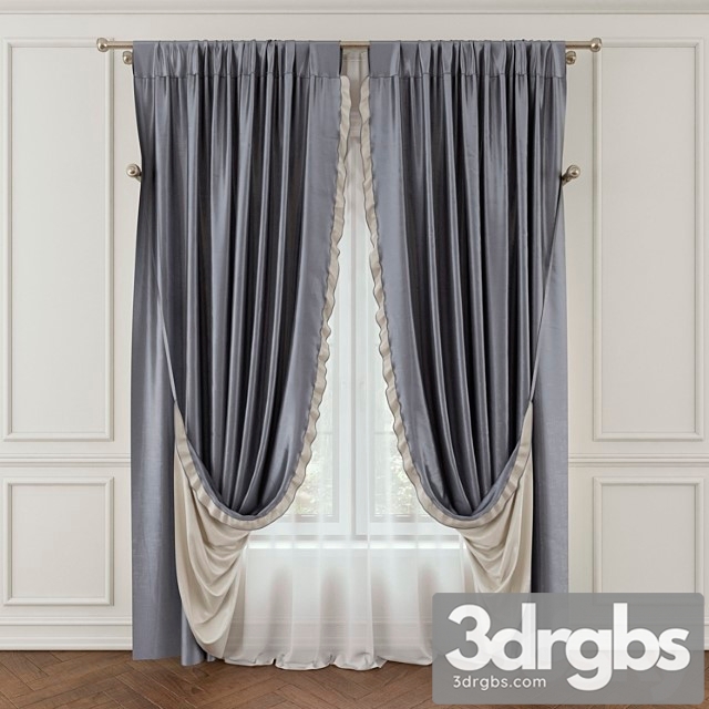 Curtain with Undercarriage 2 3dsmax Download - thumbnail 1