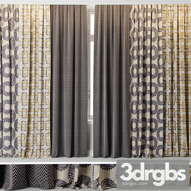 Curtain with window – 8 blackout curtains - thumbnail 1