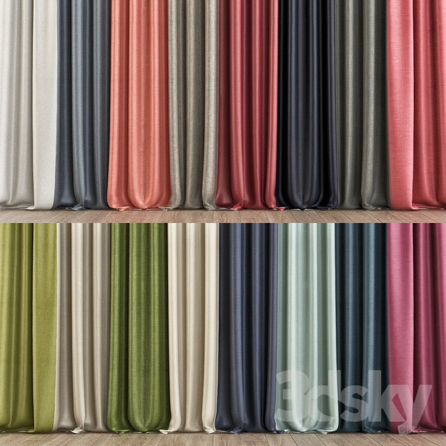 Curtain zeblin materials 3DS Max - thumbnail 3