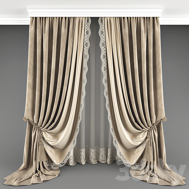 Curtain_02 3DSMax File - thumbnail 1