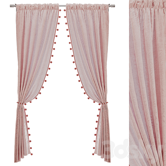 Curtain_05 3DS Max Model - thumbnail 3