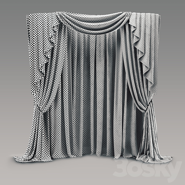 curtain_1 3DS Max Model - thumbnail 3