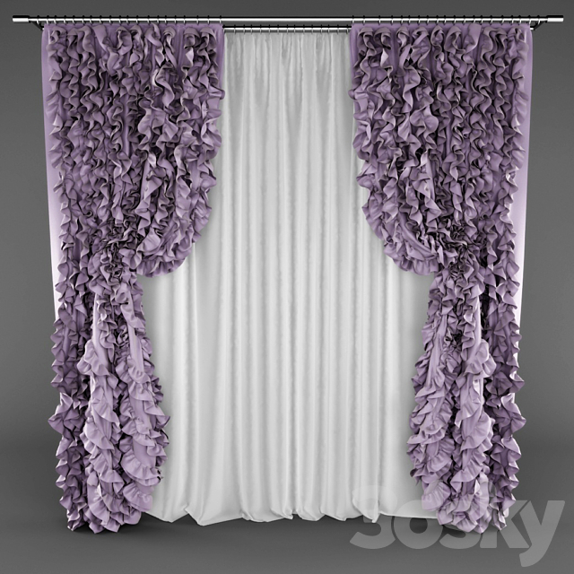 curtain_12 3DSMax File - thumbnail 1