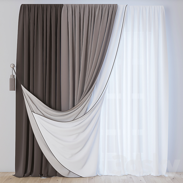 Curtain_14 3DSMax File - thumbnail 1