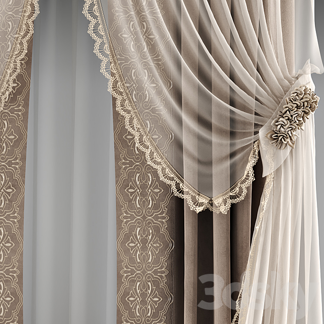 Curtain_17 3DS Max Model - thumbnail 2