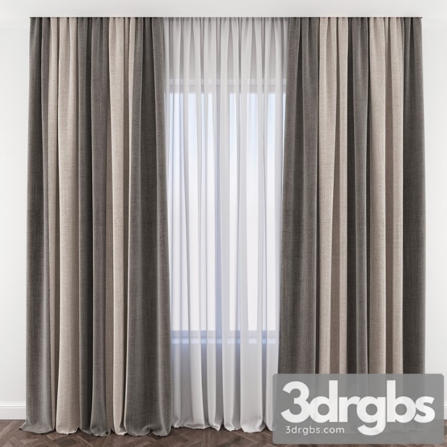 Curtain_1_2 3dsmax Download - thumbnail 1