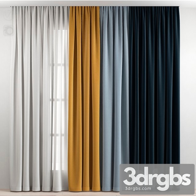 Curtain_1_23 3dsmax Download - thumbnail 1