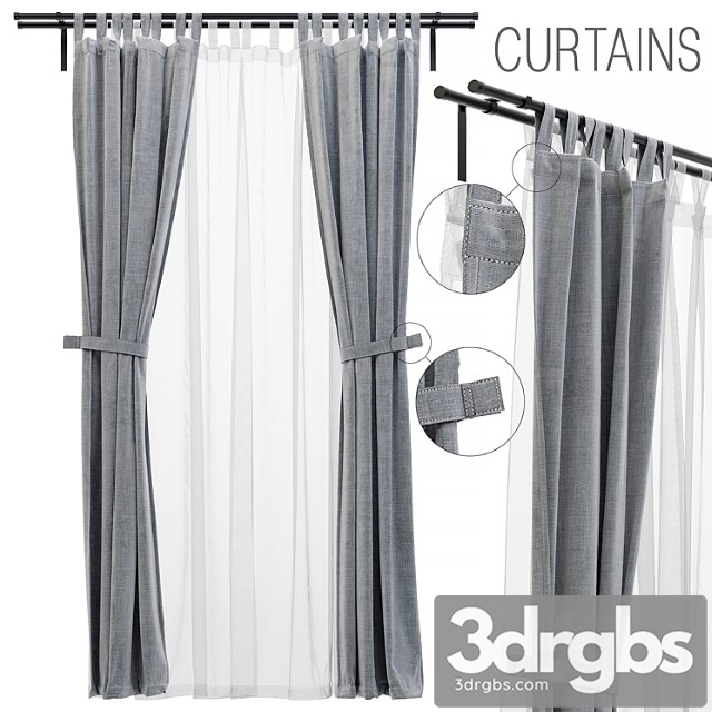 Curtain_22 3dsmax Download - thumbnail 1