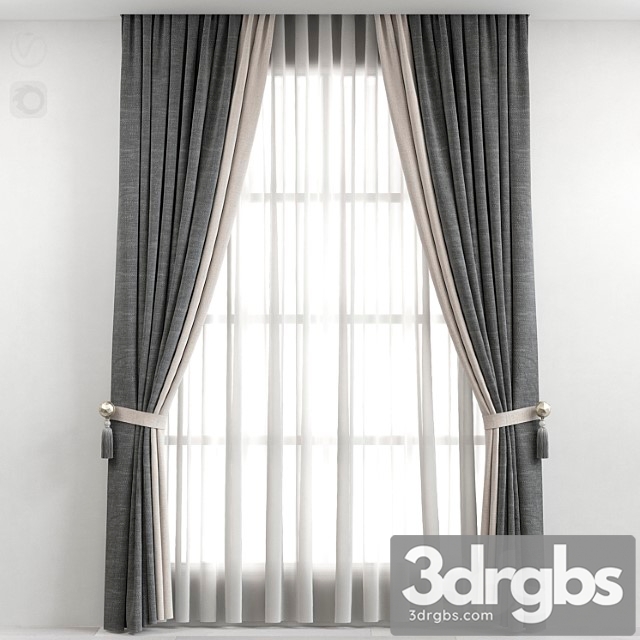 Curtain_22_2 3dsmax Download - thumbnail 1