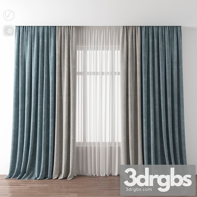 Curtain_4_2 3dsmax Download - thumbnail 1