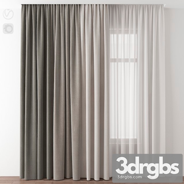 Curtain_6_2 3dsmax Download - thumbnail 1