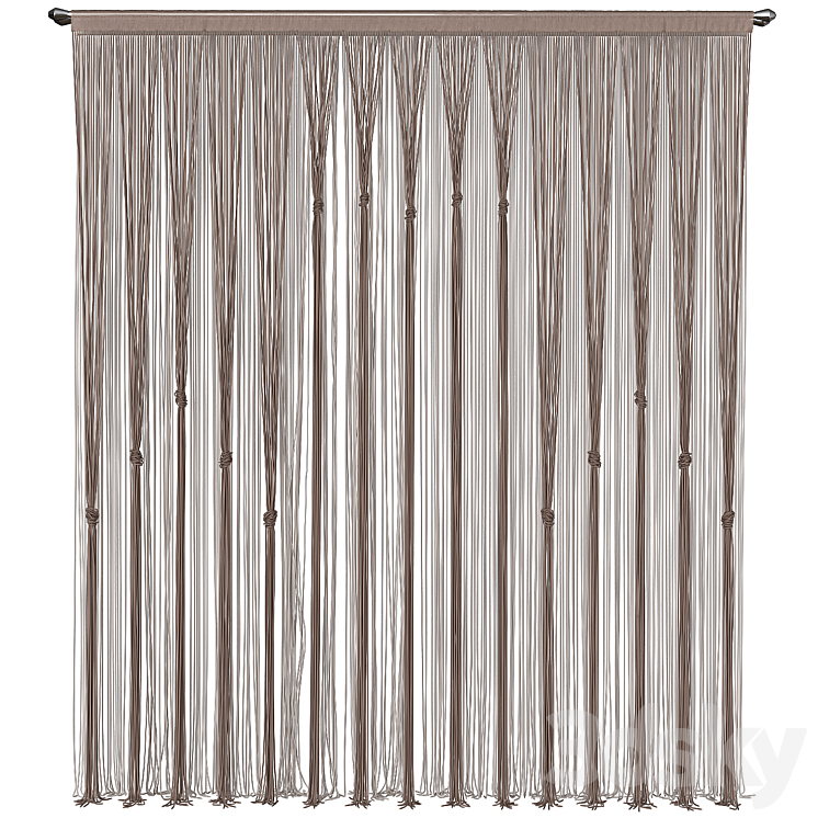 Curtain_73 3DS Max Model - thumbnail 1